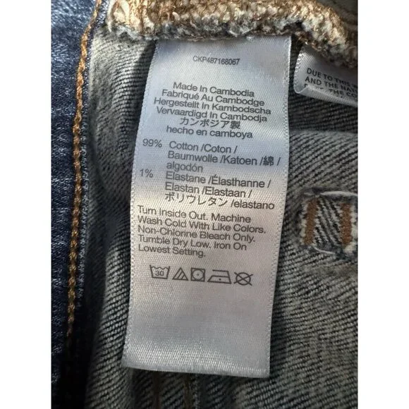 Madewell Women's Sz 29 Mid-Rise Kick Out Jeans Blue Denim - Picture 8 of 10